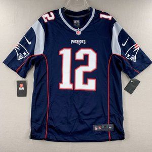 AUTHENTIC Tom Brady XXL Nike On Field NAVY New England Patriots Vapor Jersey